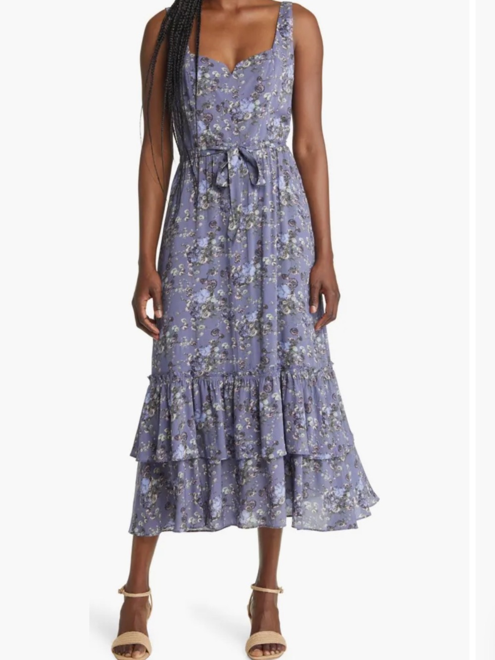 PAIGE Floral Print Midi Sundress - Michelada